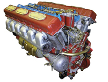 730HP tank engine
