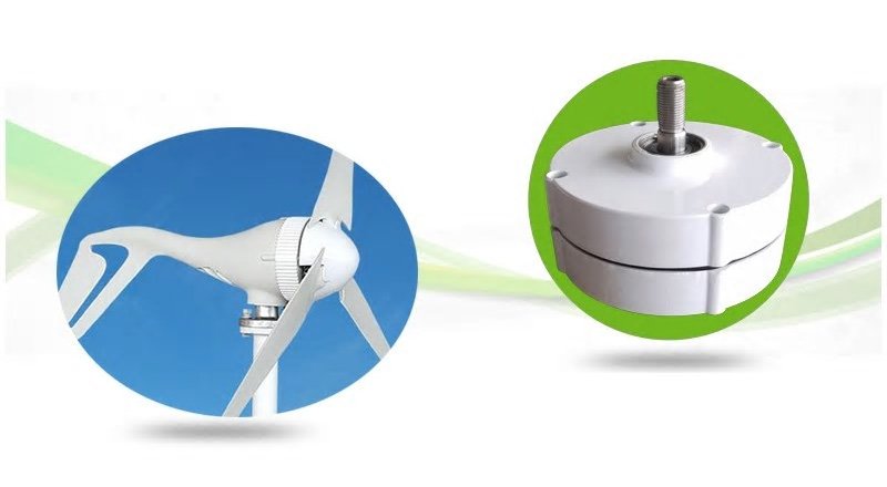 300W wind turbine components